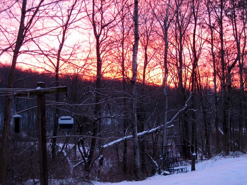 Sunrise in January by elizabeth's*whimsies