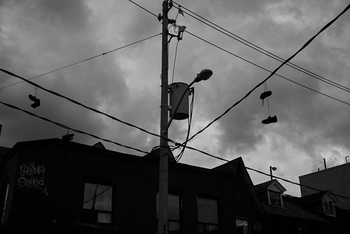 Wires, Shoes, Clouds