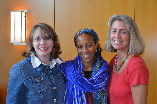 Dr. Kara Hallmark, Muhsana Ali, and Paula Gerstenblatt