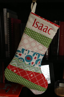 Isaac's stocking front