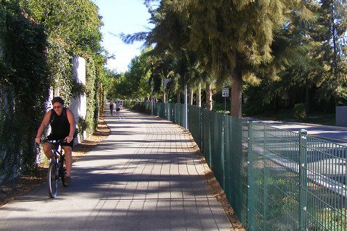Bike Path + Transitway, Between Woodman + Valley College Stations