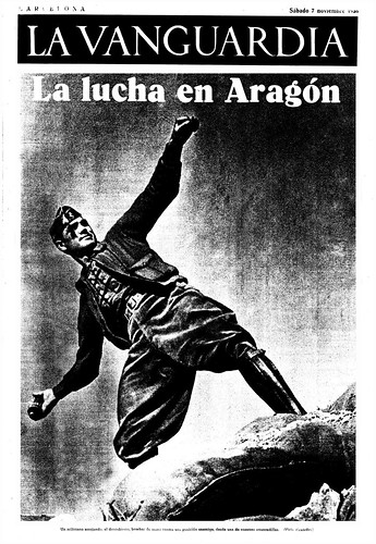 La Vanguardia, 7 de noviembre de 1936. «La lucha en Aragón » foto Agustí Centelles by Octavi Centelles