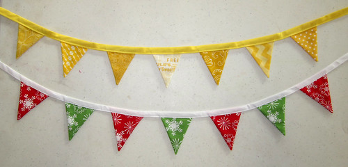 finished bunting