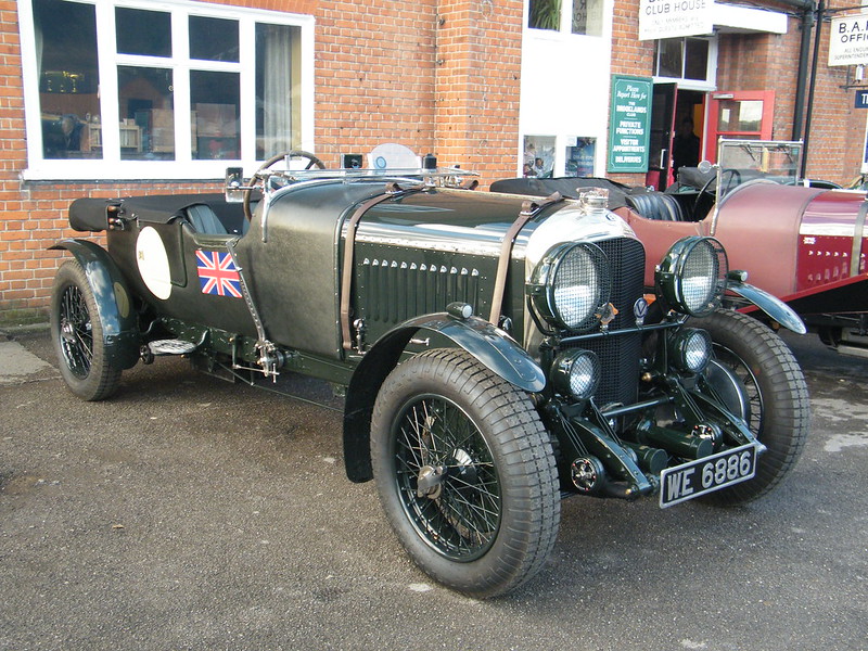 Brooklands New Year's Day 2013 - 1930 Bentley 4 1/2 litre