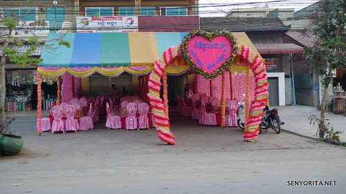 All-Pink Khmer Wedding Reception