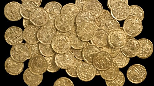 Roman gold coin hoard