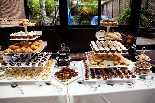The sweets buffet side
