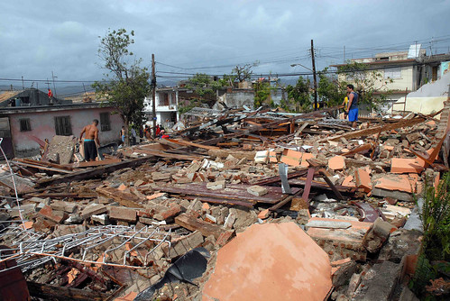 The damages in Santiago de Cuba are estimated at 88 million dollars. Credit: Agencia de Informacin Nacional