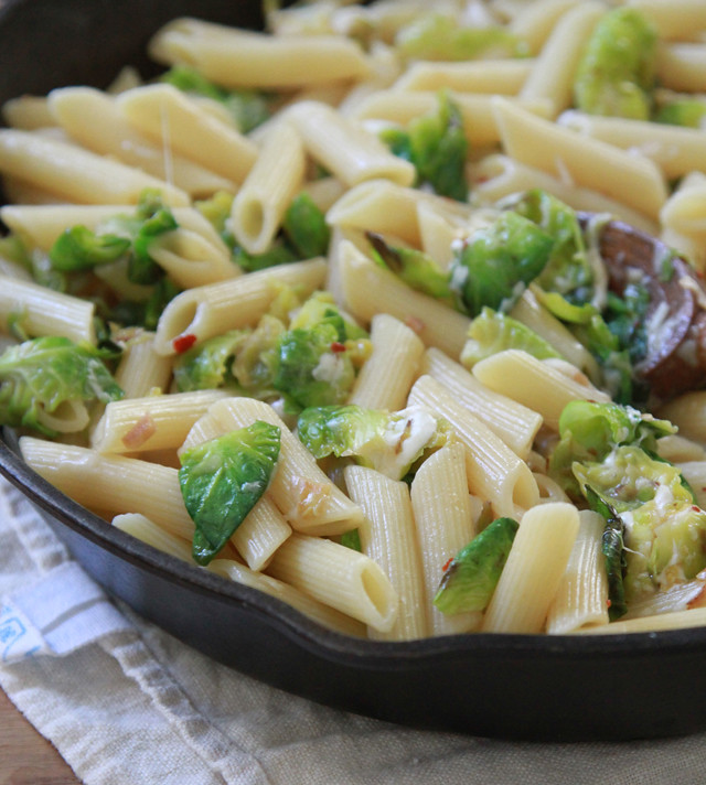 brussels sprout pasta