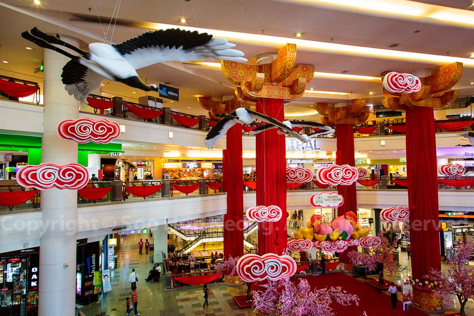 Chinese New Year Decorations @ Berjaya Times Square, KL, Malaysia