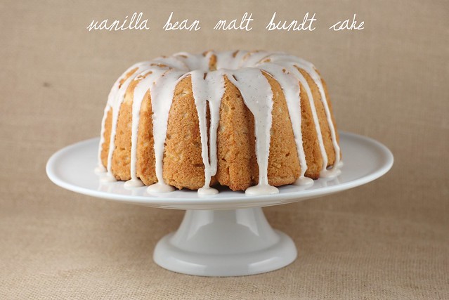 Vanilla Bean Malt Bundt Cake - Baked Elements