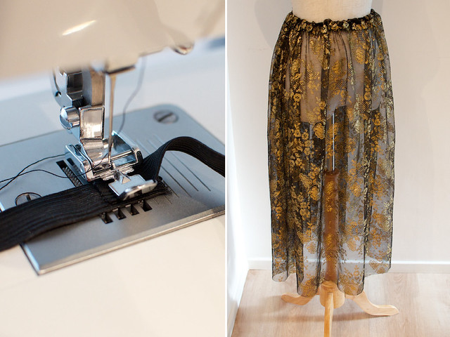 DIY Dolce & Gabbana skirt by a pair and a spare
