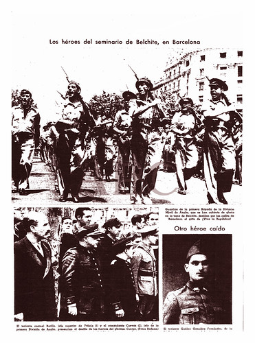 «Los héroes del seminario de Belchite, en Barcelona» foto superior y abajo izquierda: Agustí Centelles i Ossó. by Octavi Centelles