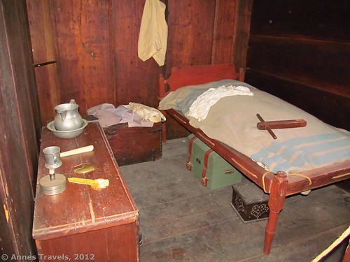 A bedroom at the Wick House, Jockey Hollow, Morristown National Historical Park, New Jersey