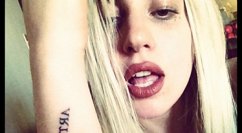 Lady-Gaga-Unveils-New-Album-Title-ArtPop-Tattoo by Biilboard Hot 100