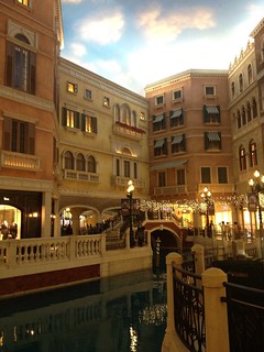 Fake Venice in The Venetian