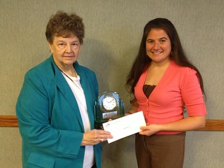 Contessa Harris (right) received the 2012 Excellence in Ag Literacy Award