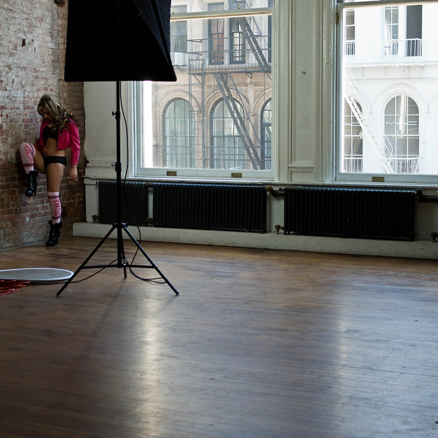 Scene from American Photo Model Shoot, NYC 2012