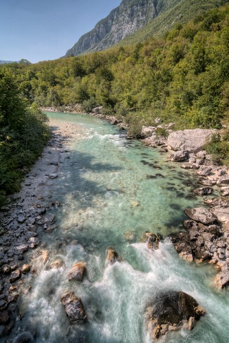 Rapids on the Soča