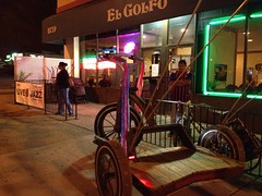 Giant Tricycle Outside El Golfo