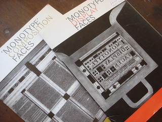Monotype type specimen booklets