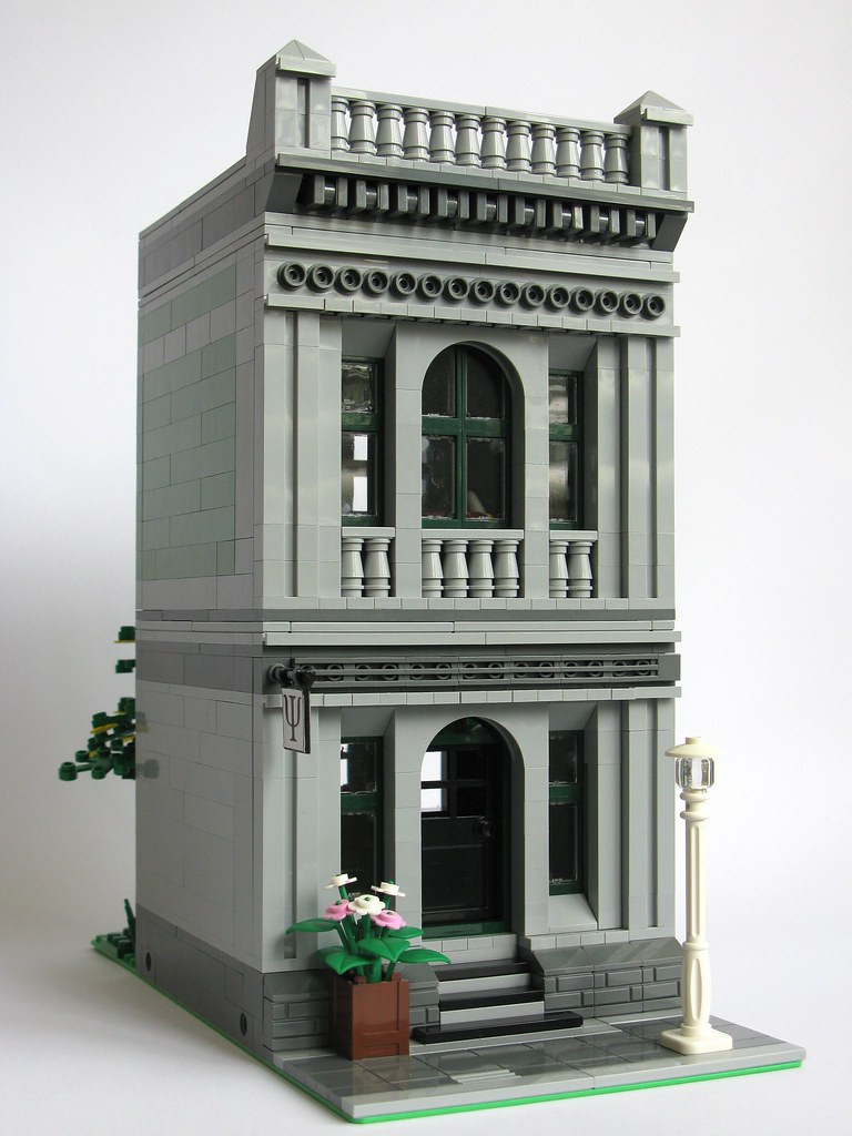 modular LEGO office - Psychiatrist Office (Front)