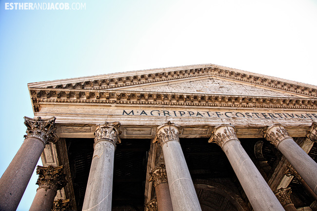 The pantheon When in Roma Day 1 | What to do and see in Rome in 48 hours | Travel Photography
