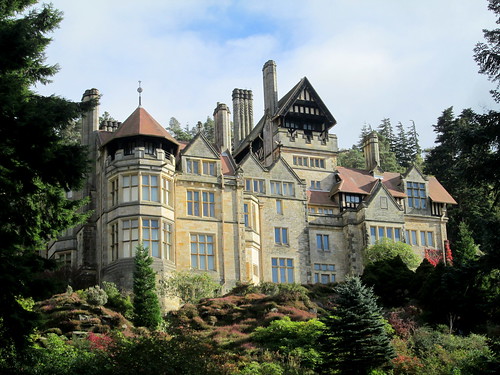 Cragside house from gardens