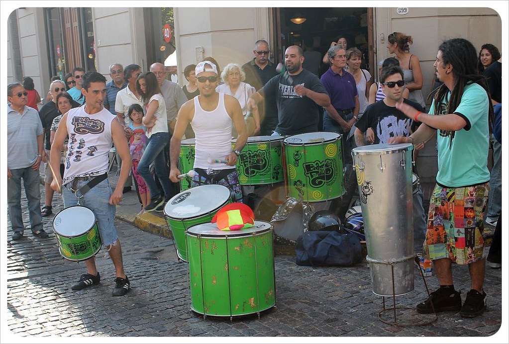san telmo market drummers