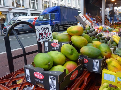 London street : fruit stand width=