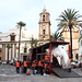 FIT de Cádiz. Montaje de Carros de Foc
