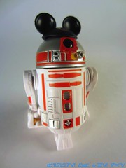 Silver and Red Droid Factory R2-Series Astromech Droid 