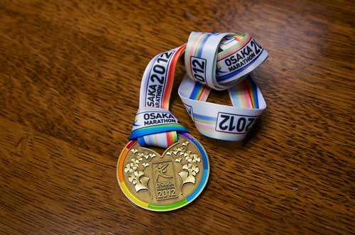 2012大阪マラソン フィニッシャーメダル
