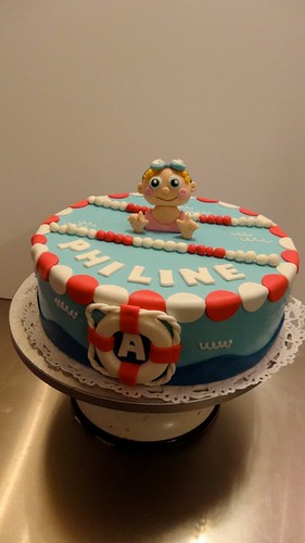 Swimming Certificate Cake by CAKE Amsterdam - Cakes by ZOBOT