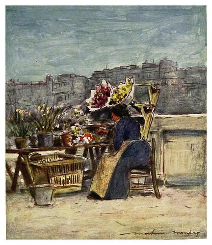 021- Un puesto de flores-Paris (1909)-Mortimer Menpes