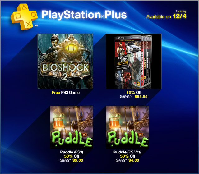 PlayStation Store Update 12-4-2012