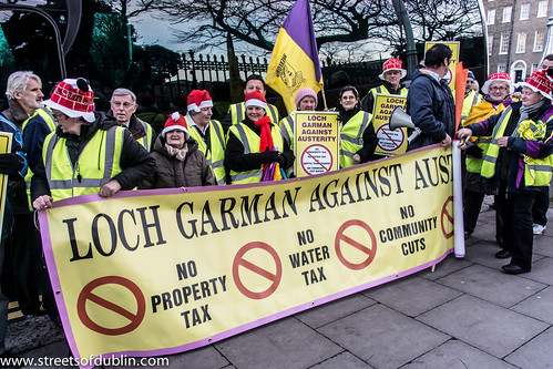 Protest: Budget Day Demonstration In Dublin (5th. December 2012) by infomatique
