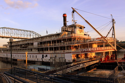 The Delta Queen just before Sunset