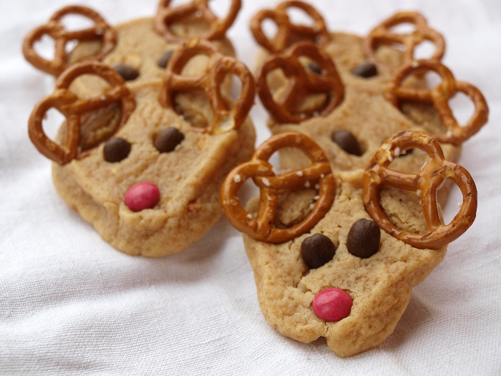 Rentier-Kekse - Reindeer Cookies