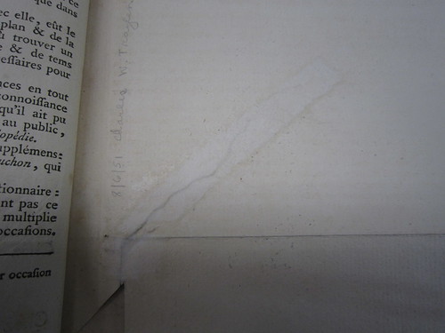 Diderot- paper repair