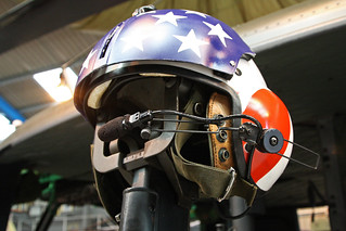 US Flag Helmet On G-UHIH