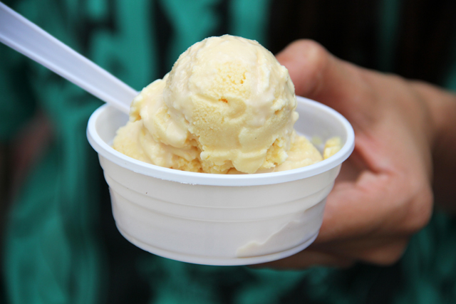durian ice cream (ไอศกรีมทุเรียน)