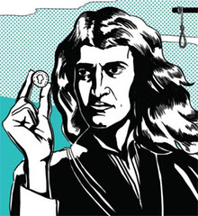 Isaac Newton as Dirty Harry