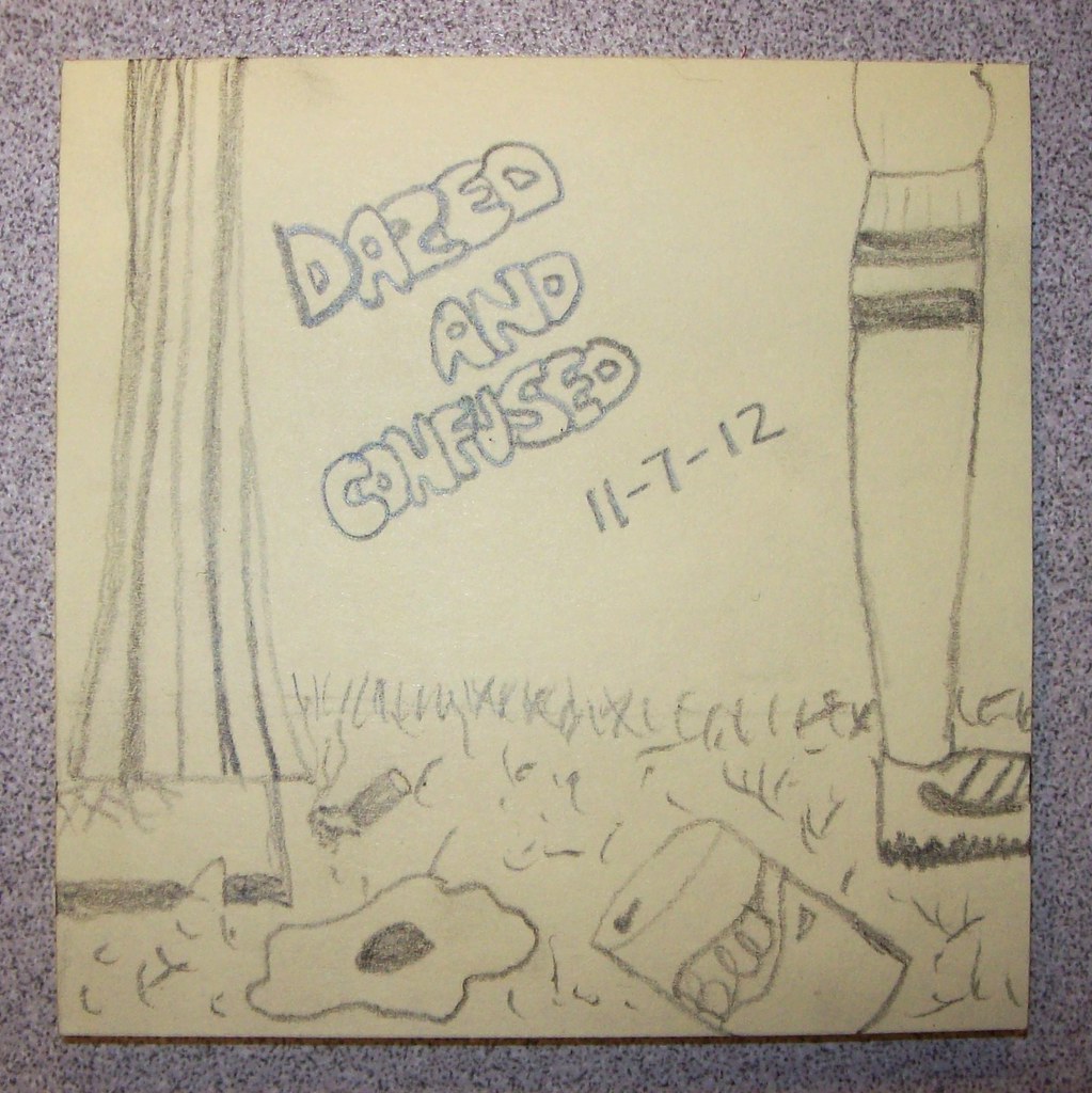 Post-It Note sketch, day 7