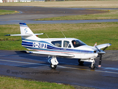 G-ZIPA Rockwell International Commander 114 by Jersey Airport Photography