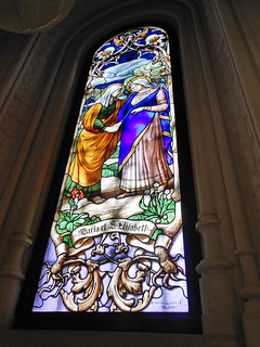 Stained Glass on the Left Side of Chapel