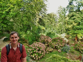 Dennis in the Gardens at Quinta da Regaleira