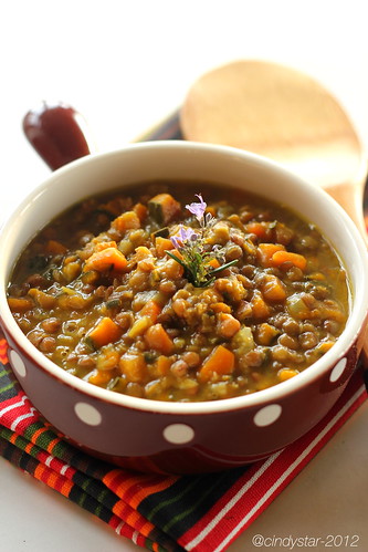 zuppa lenticchie zucca curry