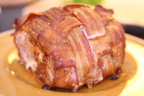 Bacon Latticed Pork Loin Roast