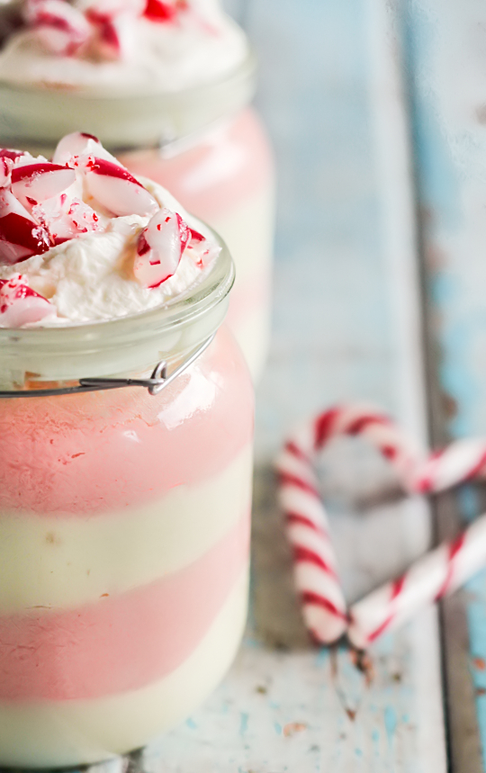 Candy Cane White Chocolate Mousse